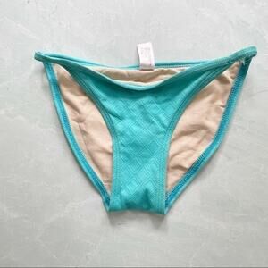 ellemenno turquoise bikini bottom simple sz S